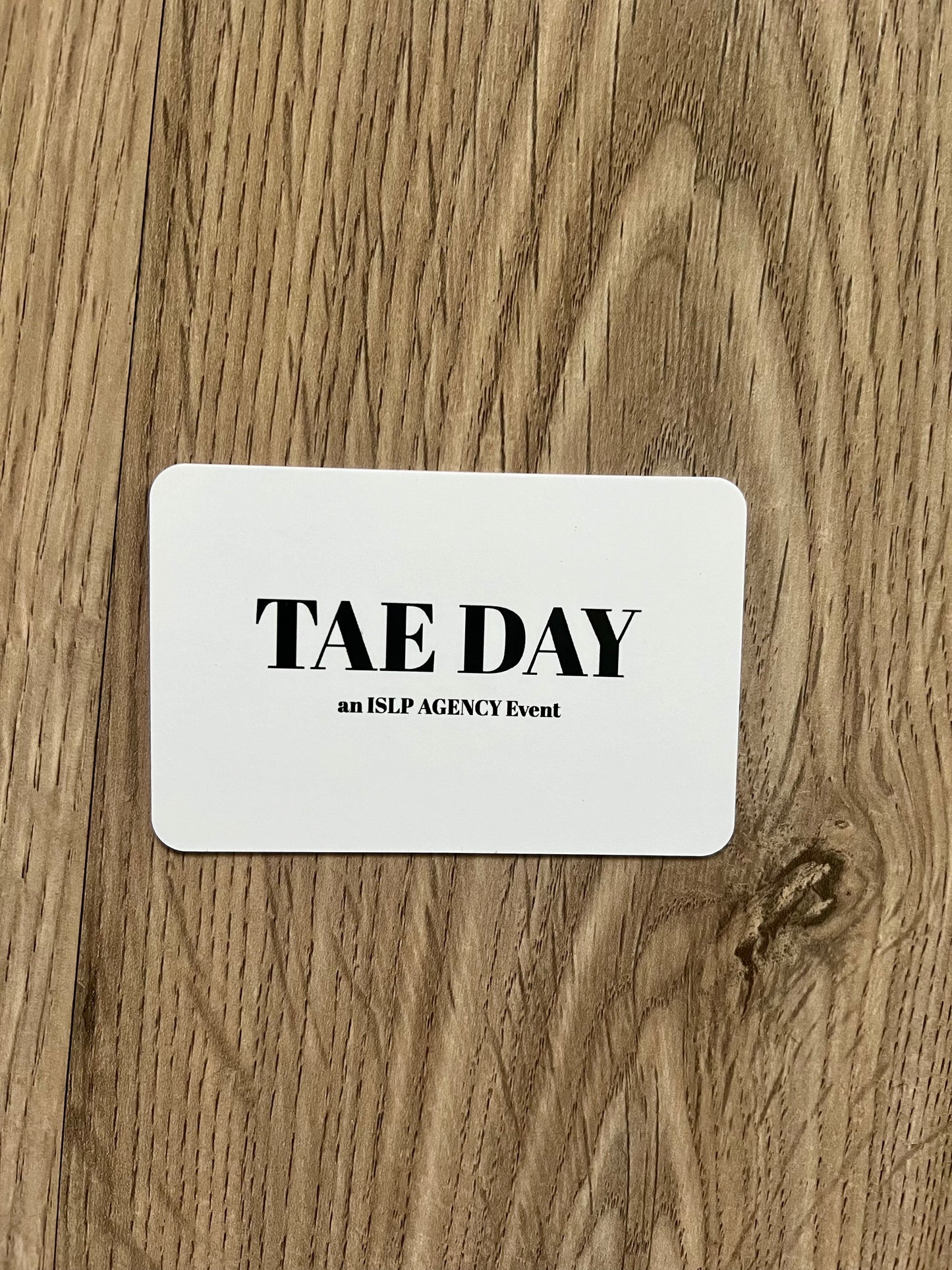 TAE DAY Photocard