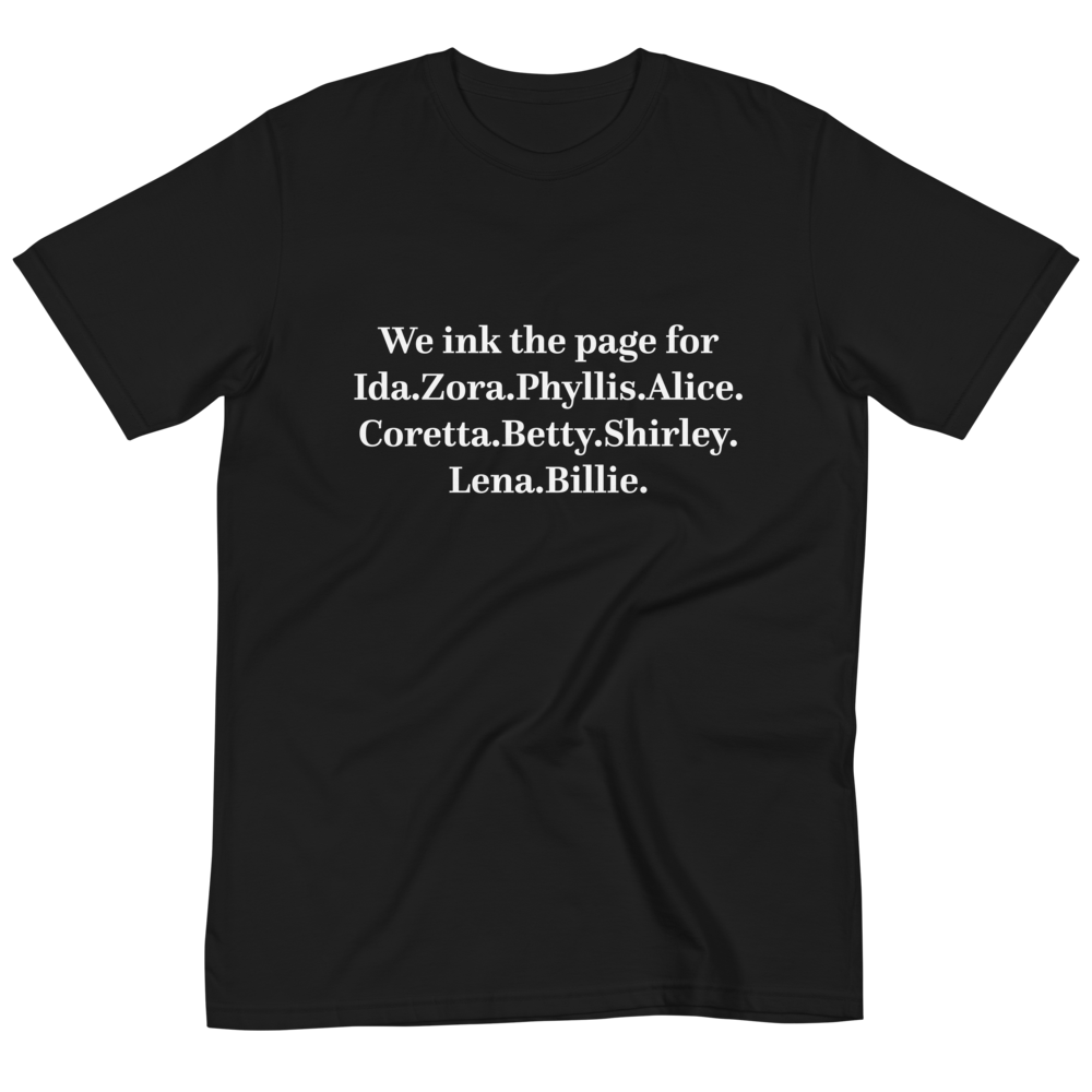 We ink the page for Ida T-Shirt