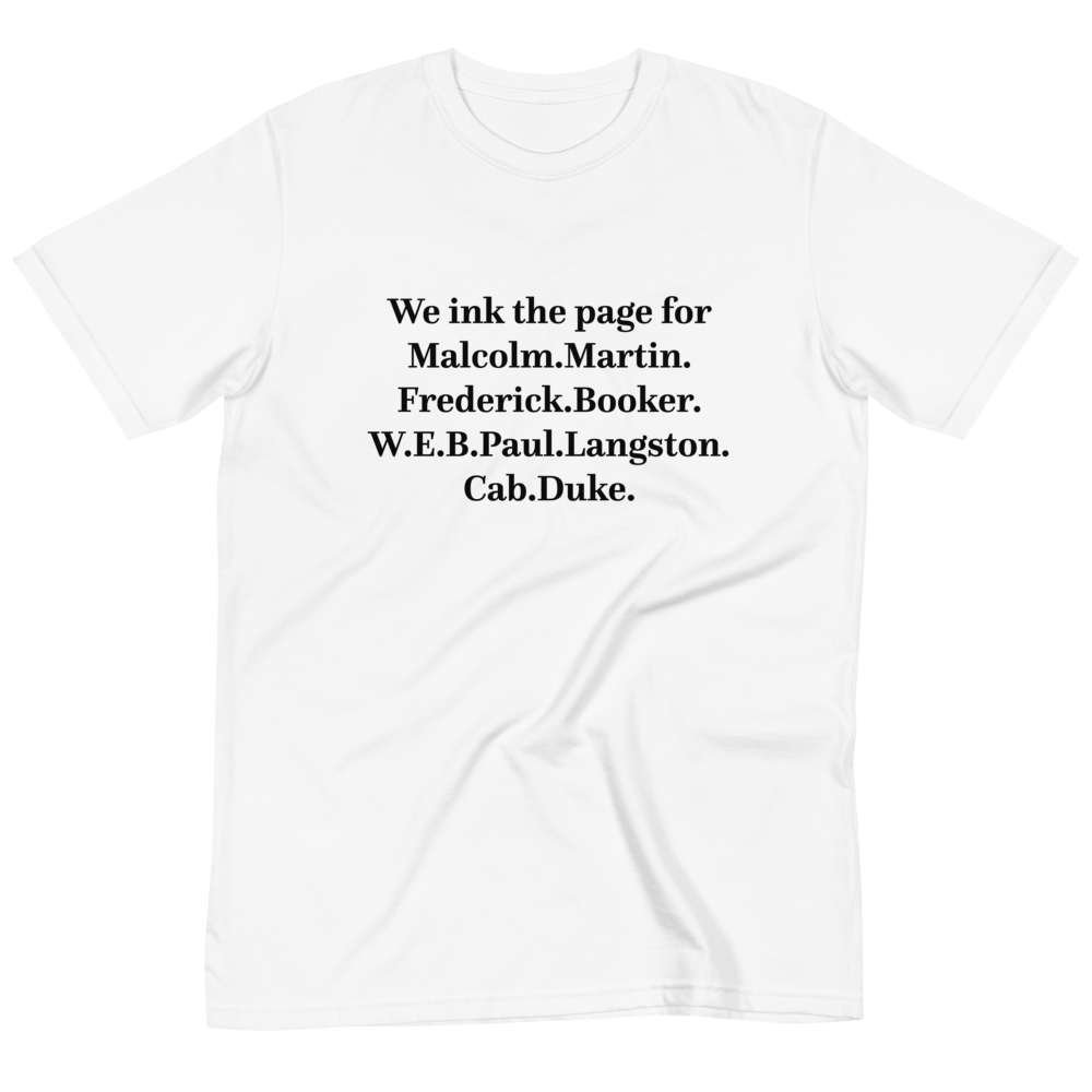 We ink the page for Malcolm T-Shirt